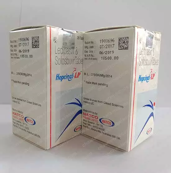 Hepcinat LP (Sofosbuvir and Ledipasvir) Tablets