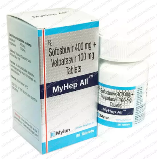 Myhep All (Sofosbuvir and Velpatasvir) tablet
