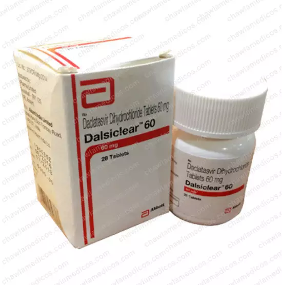 Dalsiclear (Daclatasvir Dihydrochloride) 60 Mg Tablet