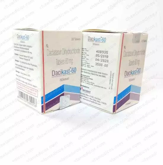 Dacikast (Daclatasvir Dihydrochloride) 60 Mg Tablets
